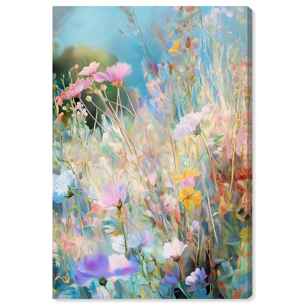 Cosmos Cascade Canvas by Art Remedy, Gallery Wrapped