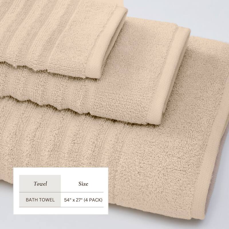 Linery & Co. Combed Cotton Bath Towel Set