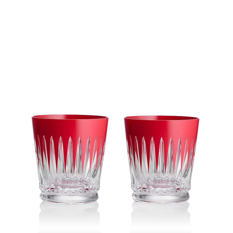 Waterford New Year Tumblers Firework, Set of 2, Red