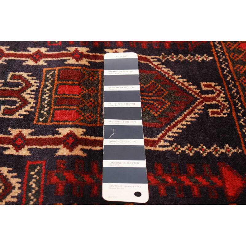 Teimani Navy Rug 2'10" x 4'9" - 2'10 x 4'9