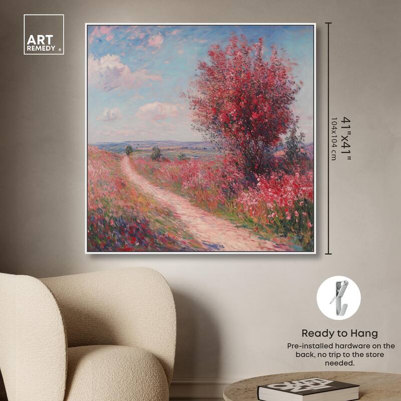 Pourville Breeze Canvas by Art Remedy
