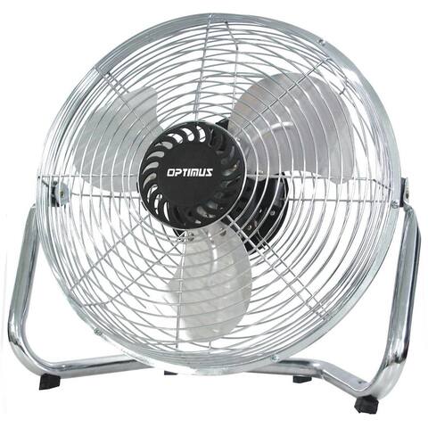 Optimus 12" Industrial Grade High Velocity Fan - Chrome Grill