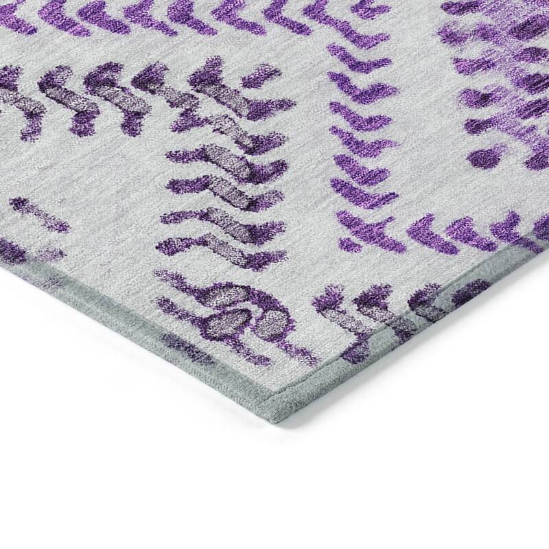 Machine Washable Indoor/ Outdoor Chantille Boho Global Rug