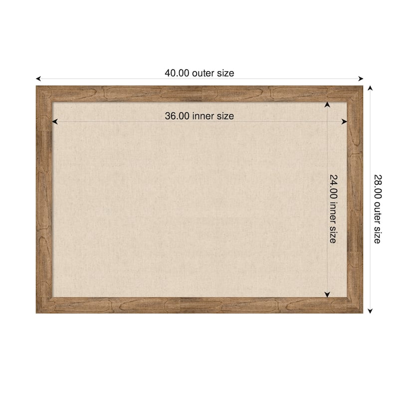 Kate and Laurel Pinboard Neutral Linen