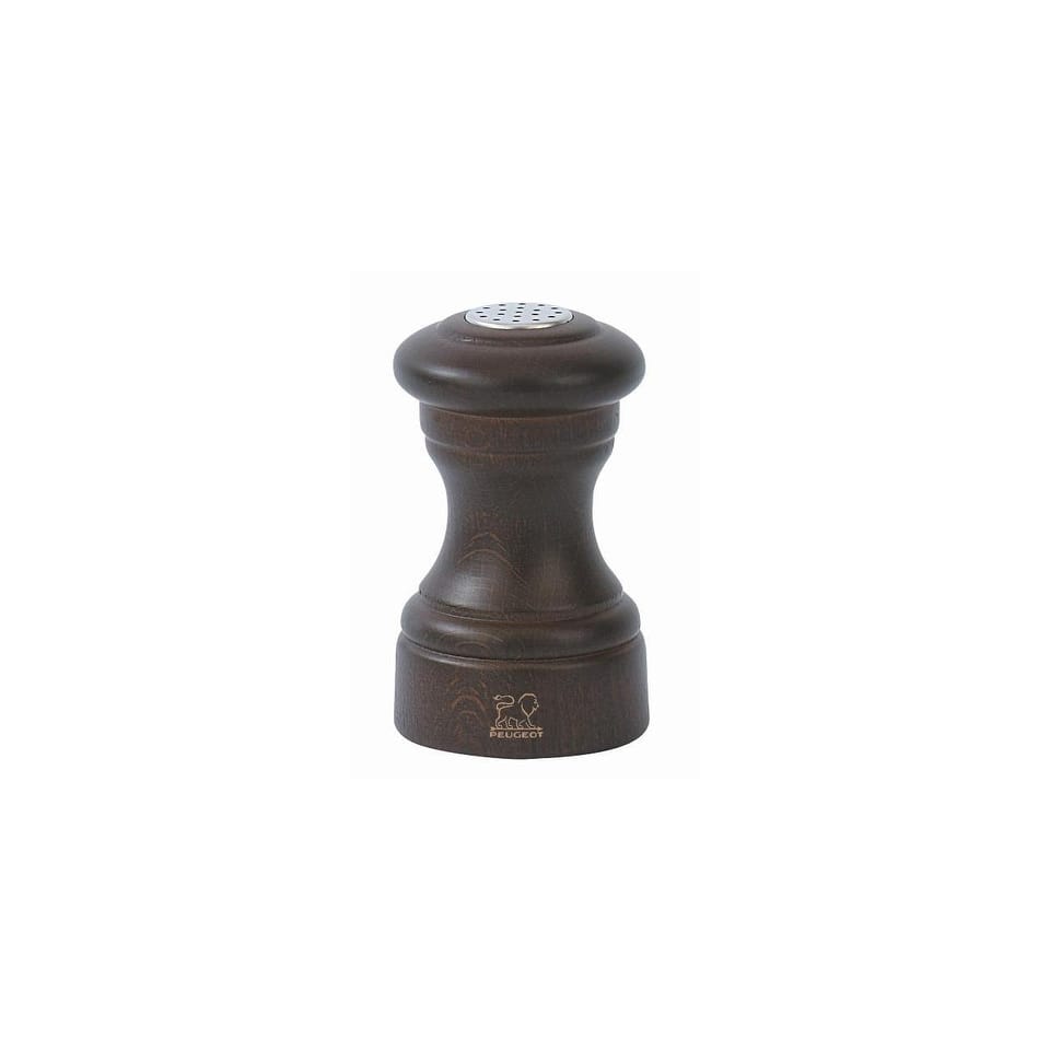 Peugeot 22587 Bistro 3-1/2-Inch Salt Shaker, Chocolate