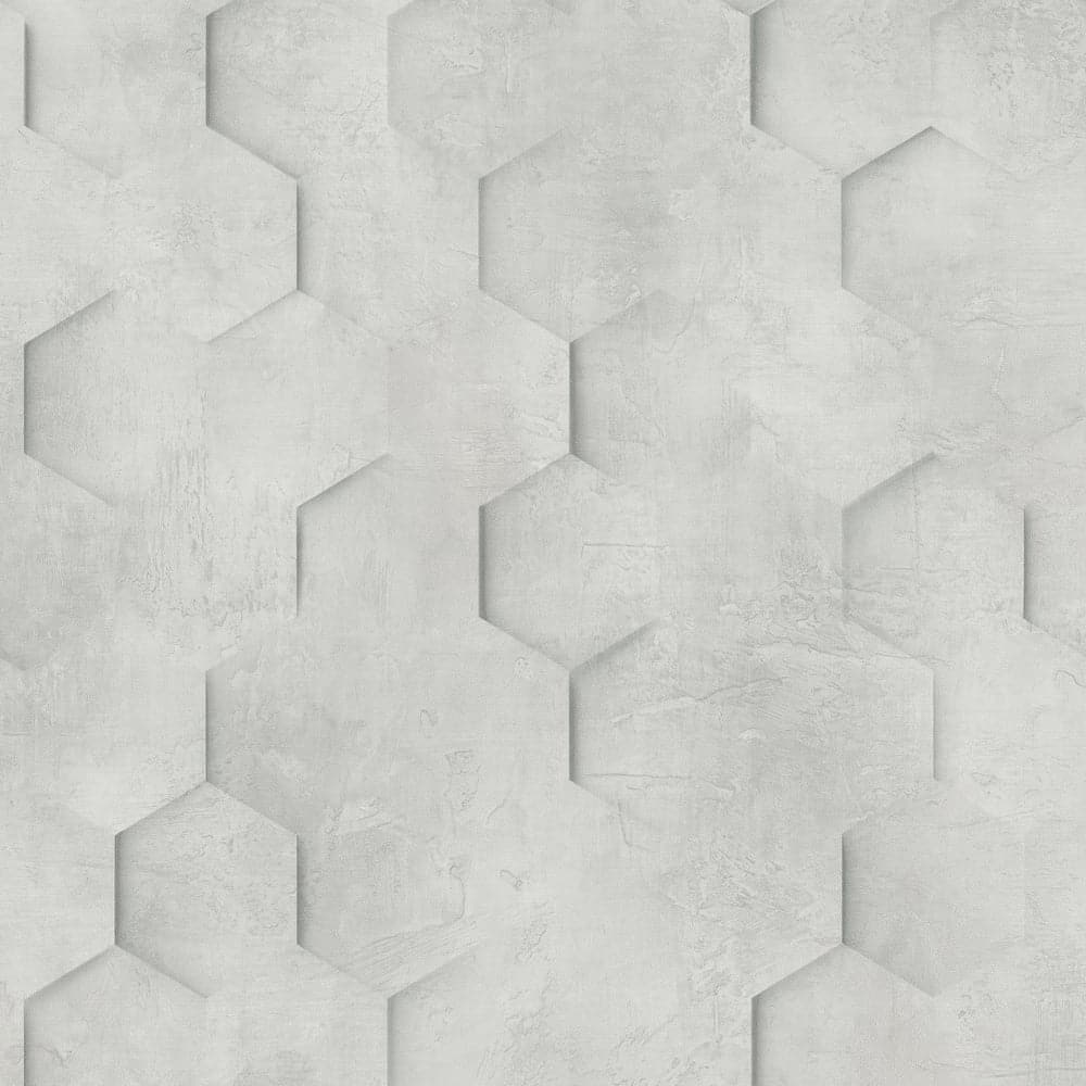 Galerie Wallcoverings The Loft Collection Geometric Hexagon Matte Finish Vinyl on Non-woven Wallpaper Roll