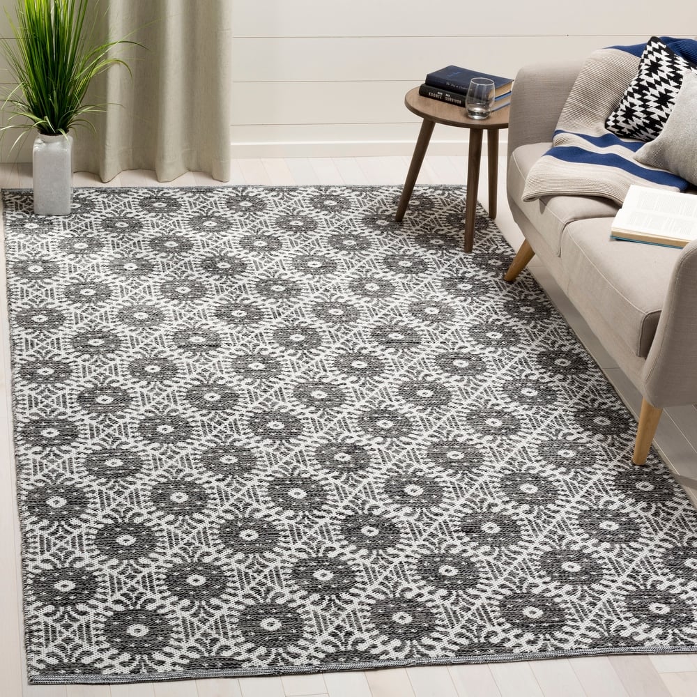 SAFAVIEH Handmade Flatweave Montauk Cesira Casual Cotton Rug