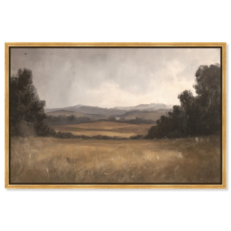 Open Country Canvas by Art Remedy - 30" x 20" - Gold