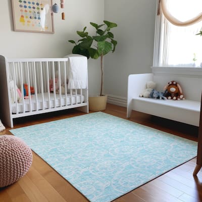 Premium Washable Super Soft Coastal Fossil Mayfield Rug