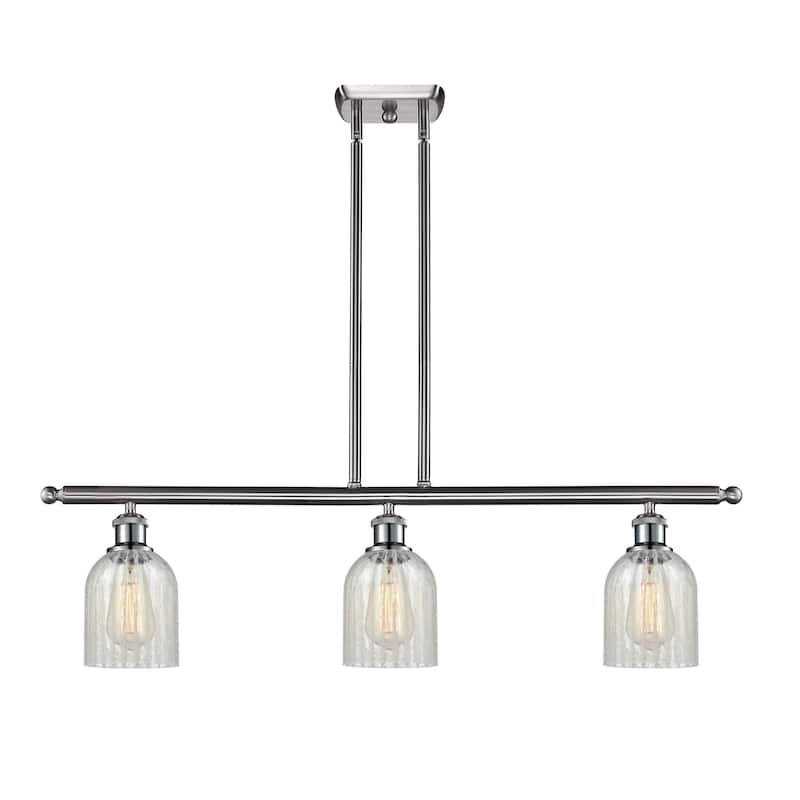 Innovations Lighting Caledonia 3 Light 36" Wide Linear Chandelier