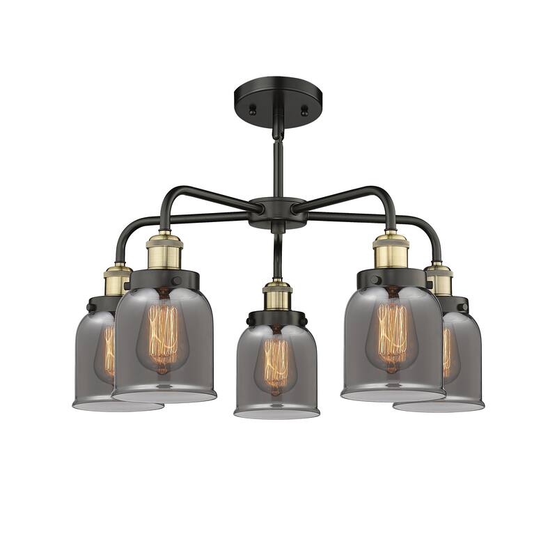 Innovations Lighting Bell - 5 Light 23" Stem Hung Chandelier