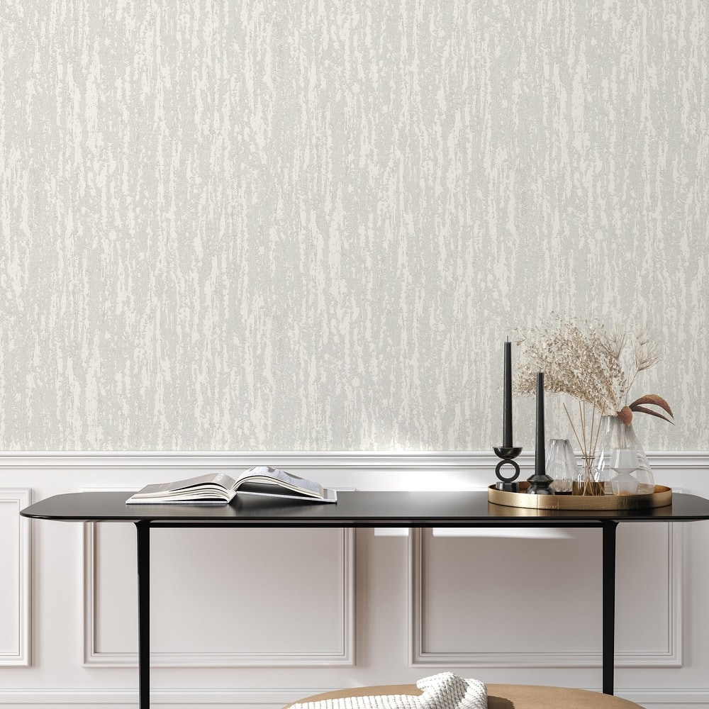 Urban Chic Metallic Accent Modern Abstract Wallpaper