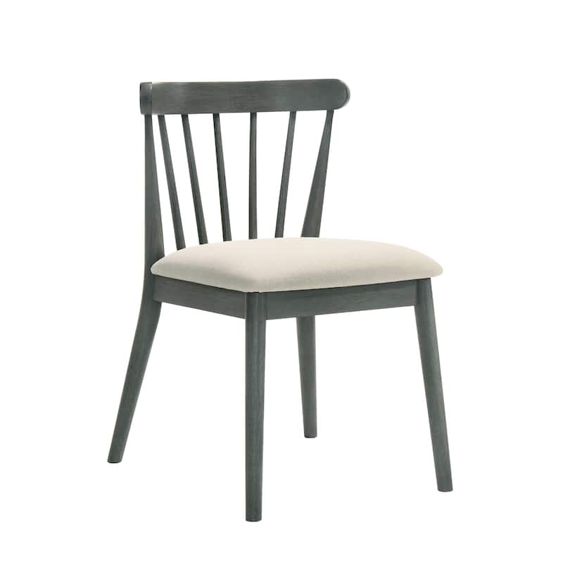 Wood Dining Chair Solid Chair Set of 2