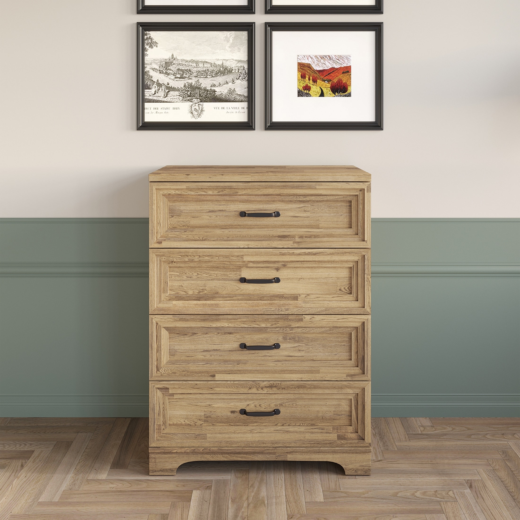 CraftPorch Vintage 4-Drawers Chest - Overstock - 42741901