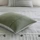 preview thumbnail 18 of 58, Madison Park Signature Essence Oversized Cotton Clipped Jacquard Comforter Set with Euro Shams and Throw Pillows