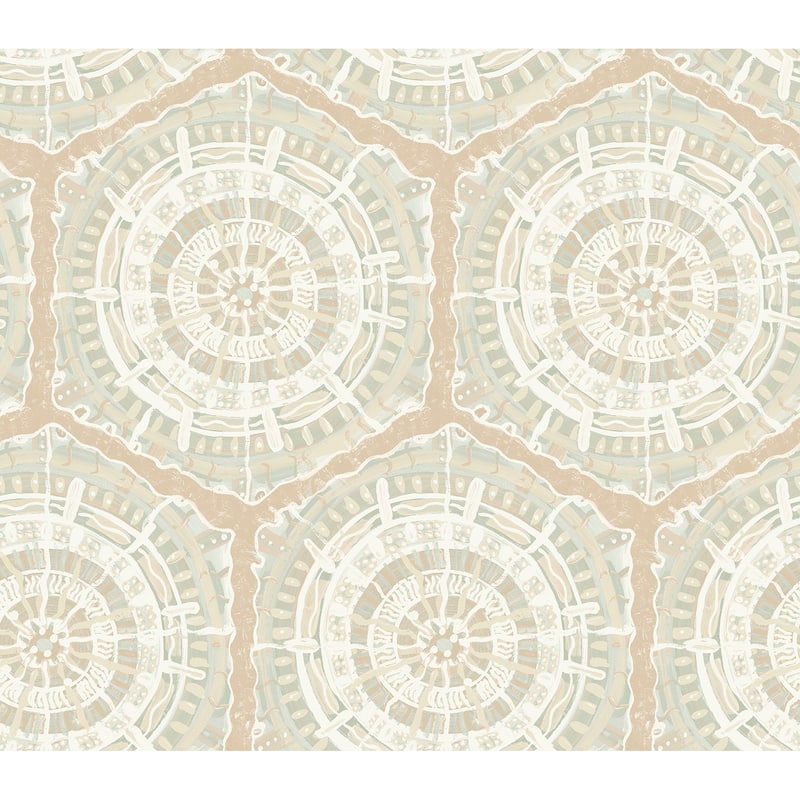 LiLi WhittWhitt Peach Harmony Peel & Stick Wallpaper