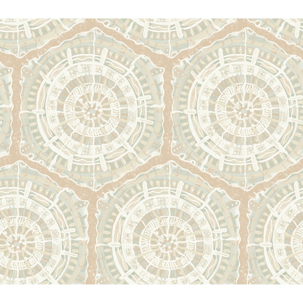 LiLi WhittWhitt Peach Harmony Peel & Stick Wallpaper