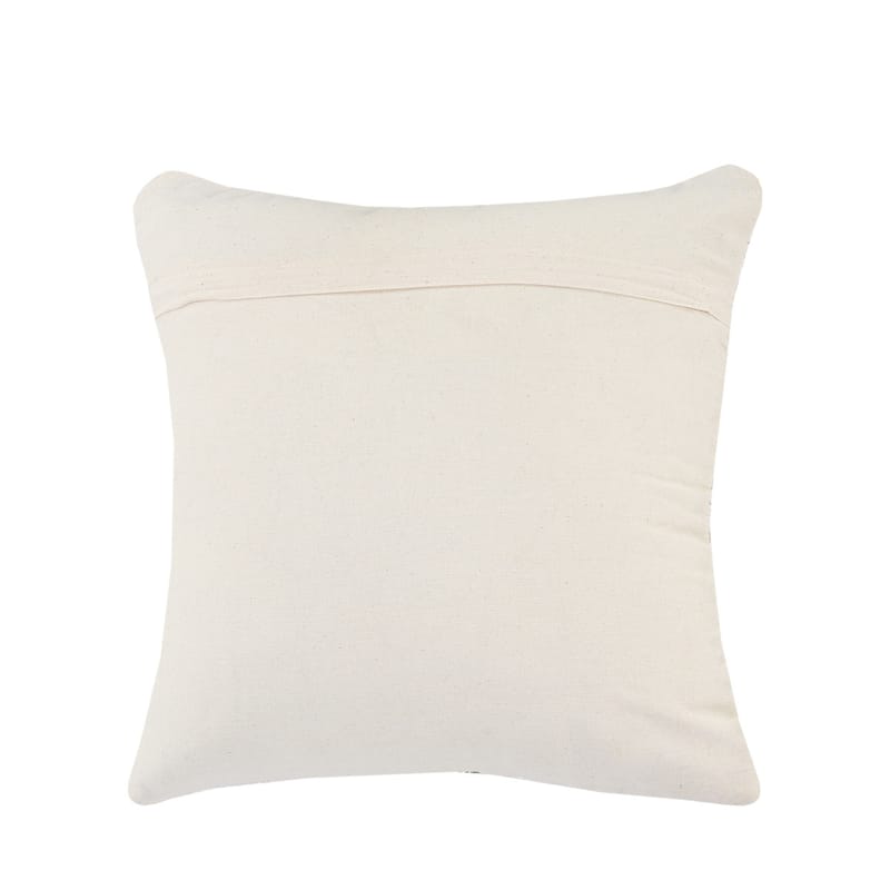 HomeRoots 20" X 20" White Red Green Blue Yellow And Orange 100% Cotton Geometric Zippered Pillow