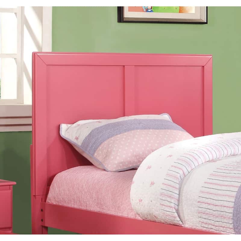 Pice Transitional Solid Wood Panel Design Headboard by Furniture of America