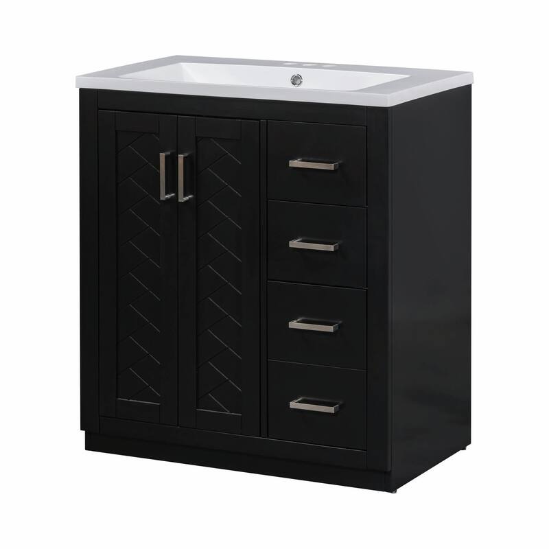 30'' Bathroom Vanity with Resin Sink