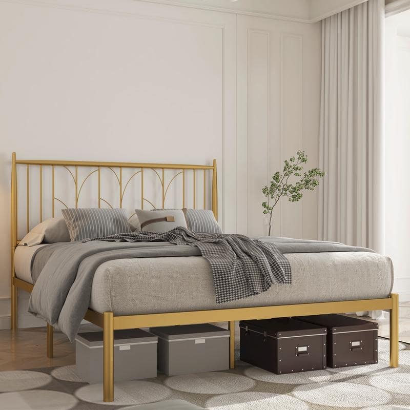 Wheat ear iron bed