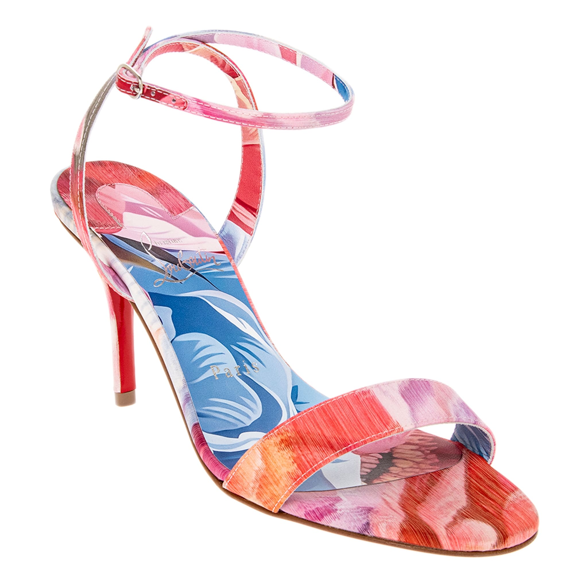 Christian Louboutin Floral Print Miss Z Sandals