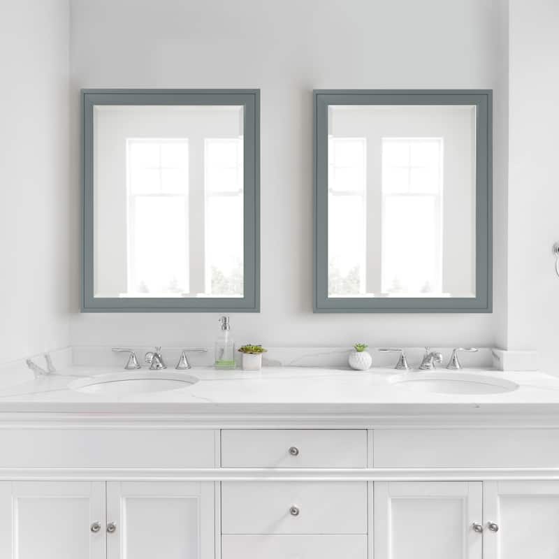 Bosc Framed Decorative Rectangle Wall Mirror