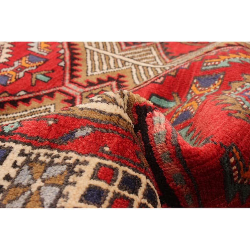 ECARPETGALLERY Hand-knotted Konya Anatolian Red Wool Rug - 3'1 x 9'6