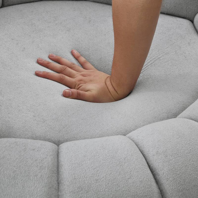 360° Swivel Accent Chair - Modern Barrel Club Chair for Living Room, Bedroom, Office Seating