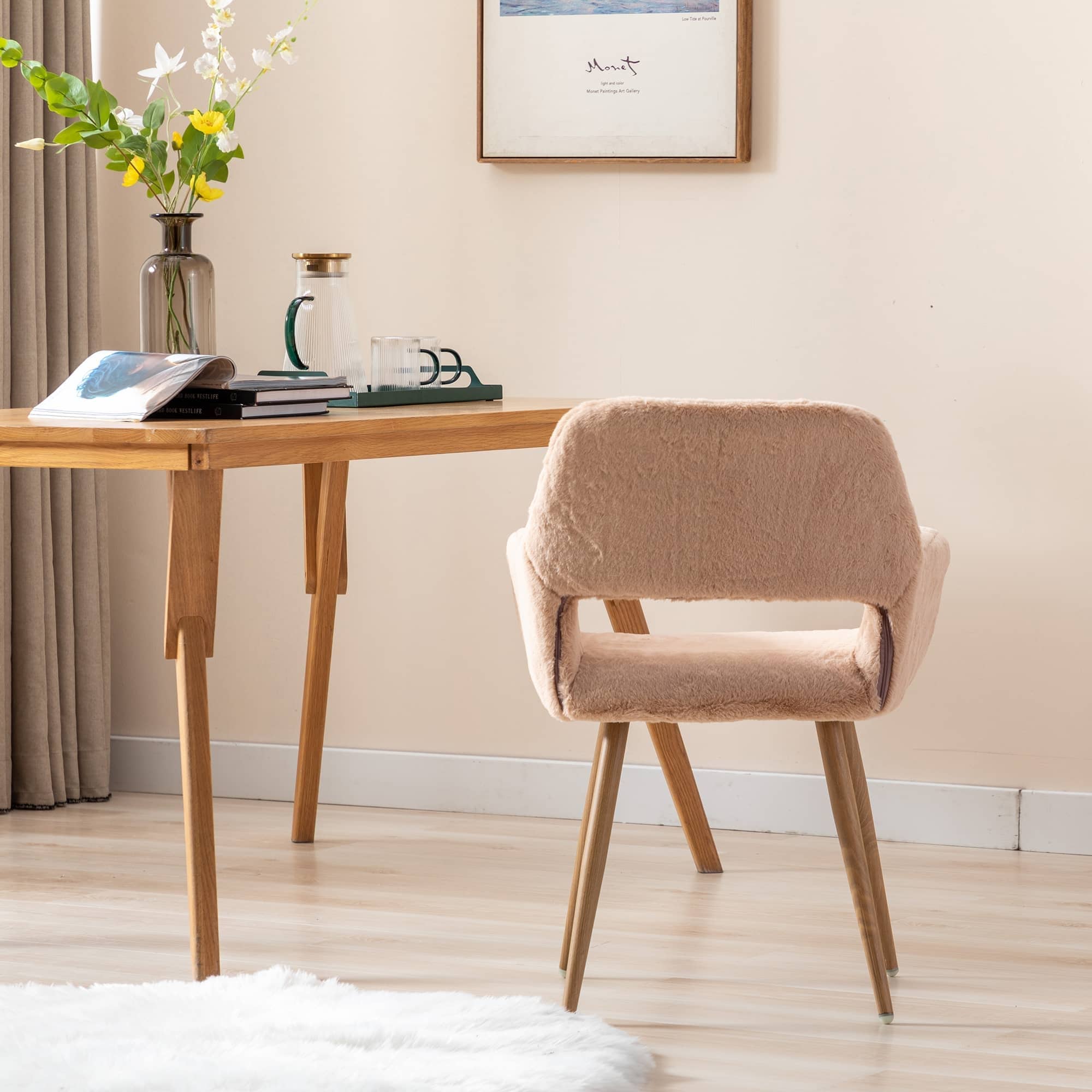 Furry hotsell desk chairs