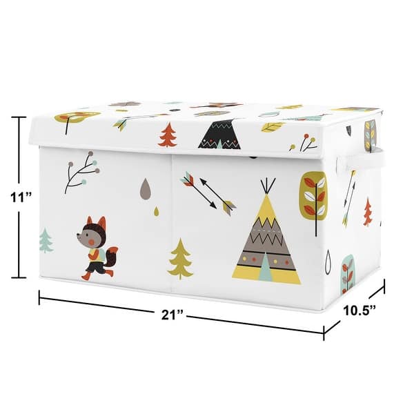 Woodland Outdoor Adventure Collection Boy or Girl Kids Fabric Toy Bin ...
