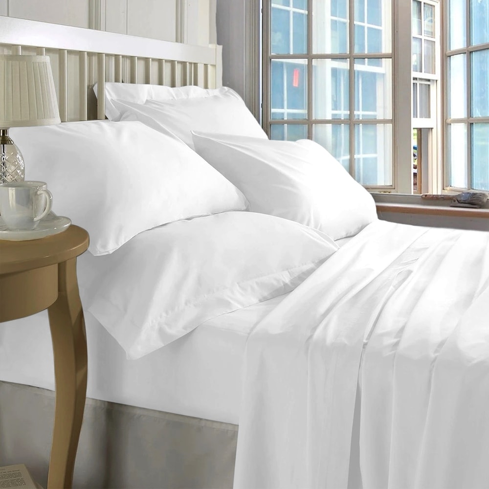 Details about   Dreamfit WHITE CAL KING Tencel Supima Cotton Blend Bed Sheet Set Degree 6 