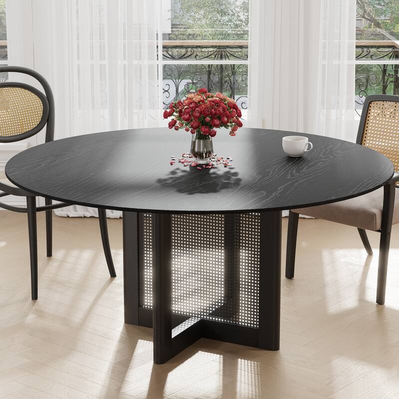 Solid Wood Round Dining Table 4-6 People