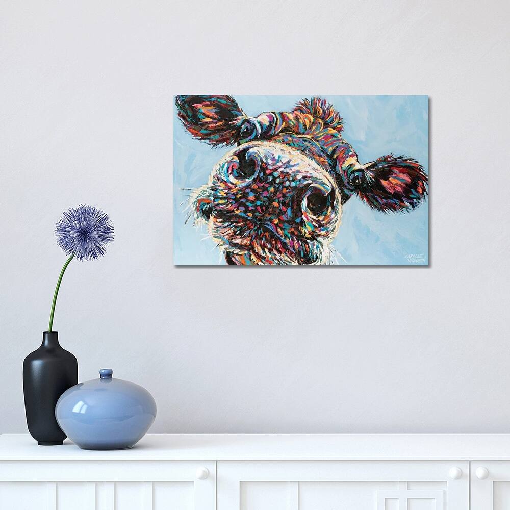 iCanvas "Funny Cow II" by Carolee Vitaletti Canvas Print