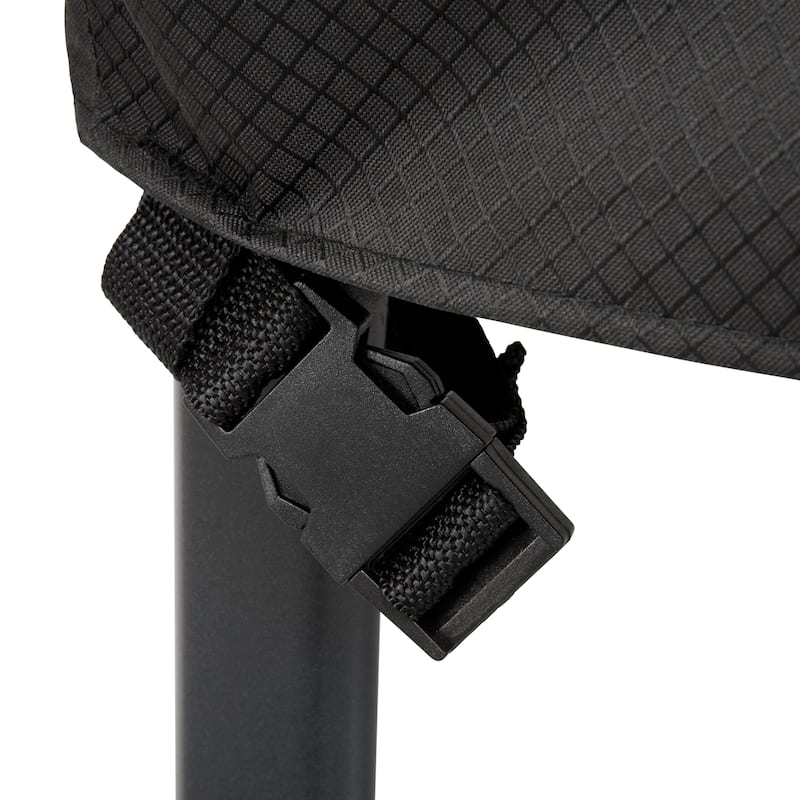 Modern Leisure® Garrison Black Diamond Patio Swivel/Lounge Chair Cover, Waterproof, 37.5"L x 39.25"W x 38.5"H, Black