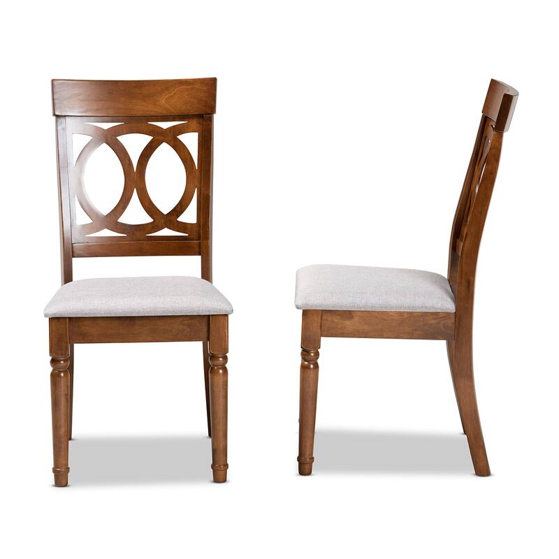 Lucie Modern and Contemporary 2-PC Dining Chair Set