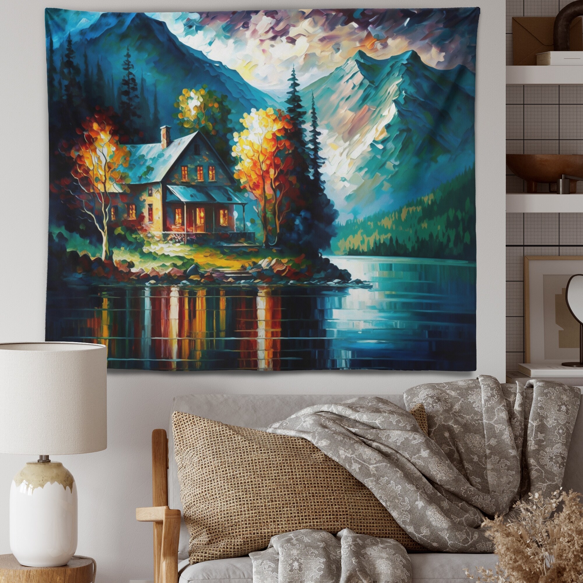 Cottage tapestry shop