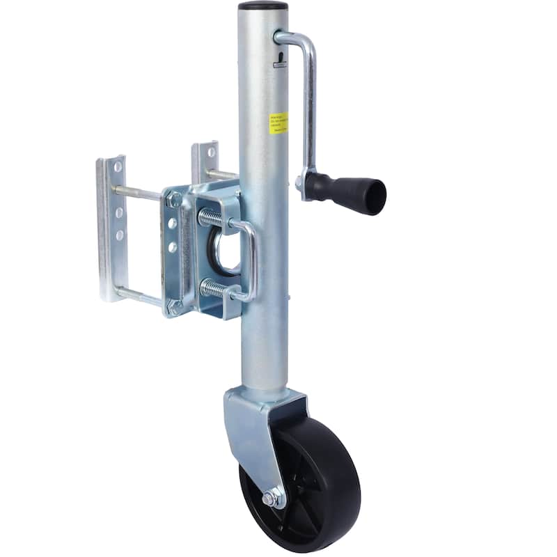 Trailer Jack, Boat Trailer Jack 32.8 in, Bolt-on Trailer Tongue Jack Weight Capacity 1000 lb, with PP Wheels and Handle