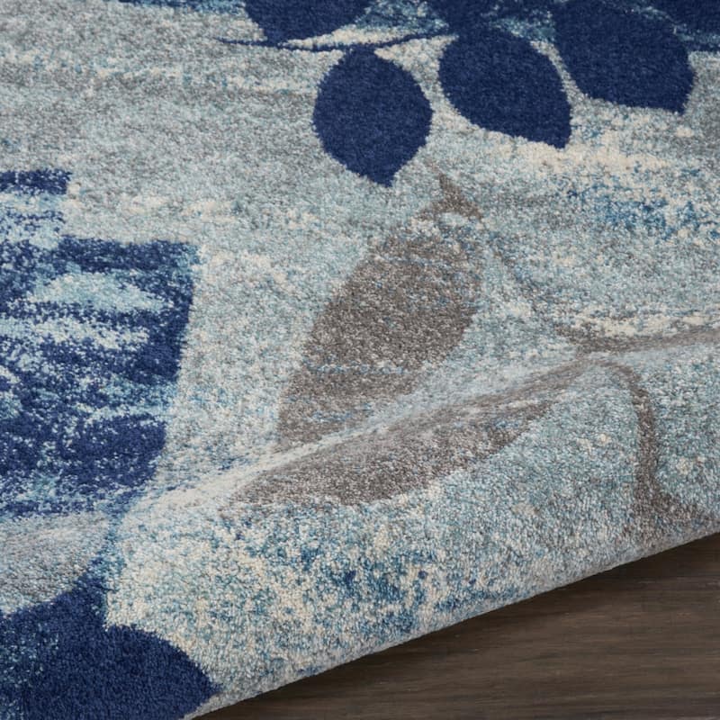 Gubel Power Loomed Geometric Stain Resistant Area Rug By HomeRoots - 63' X '63' X '0.5