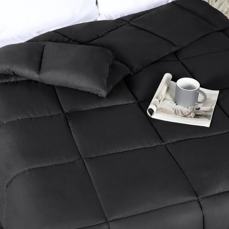 Superior Oversized All Season Down Alternative Reversible Comforter
