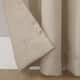 No. 918 Sora Casual Textured Grommet Curtain Panel, Single Panel
