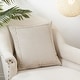 preview thumbnail 8 of 6, Ruffled Linen Throw Pillow