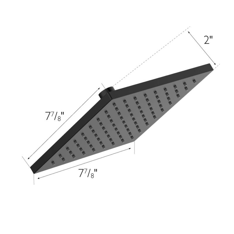 Design House 594689 Karsen II 1.8 GPM Single Function Shower Head