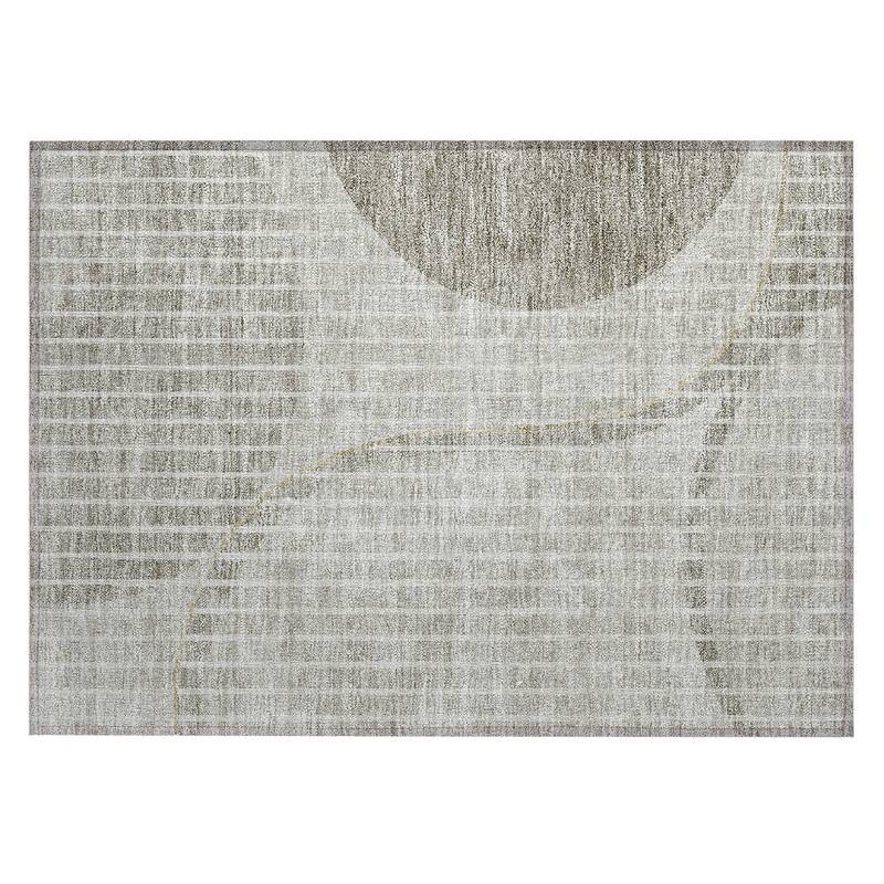 Machine Washable Indoor/ Outdoor Chantille Contemporary Rug