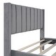 preview thumbnail 12 of 50, Beige Full Velvet Upholstered Bed with Large Storage Drawer - Stylish & Spacious