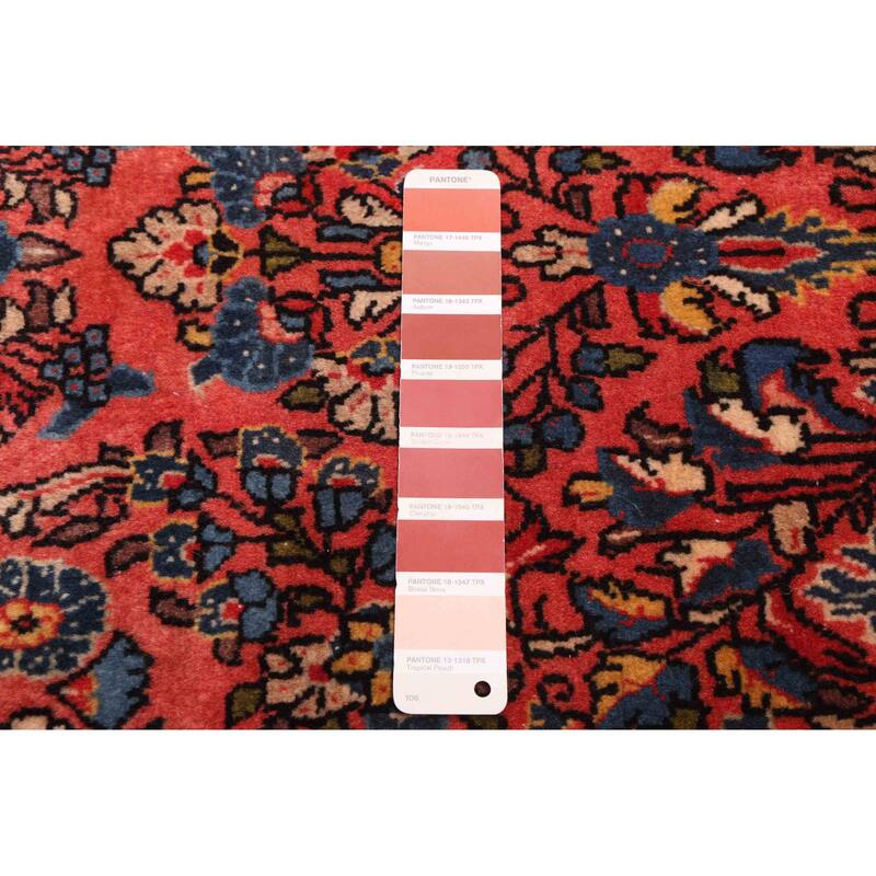 ECARPETGALLERY Hand-knotted Anadol Light Red Wool Rug - 2'4 x 7'7