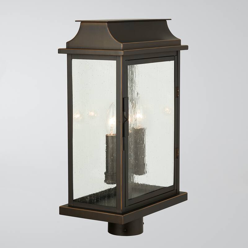 Bolton 3-light Oiled Bronze Outdoor Post Lantern