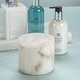 preview thumbnail 4 of 2, Cremona Alabaster Apothecary Jar - White