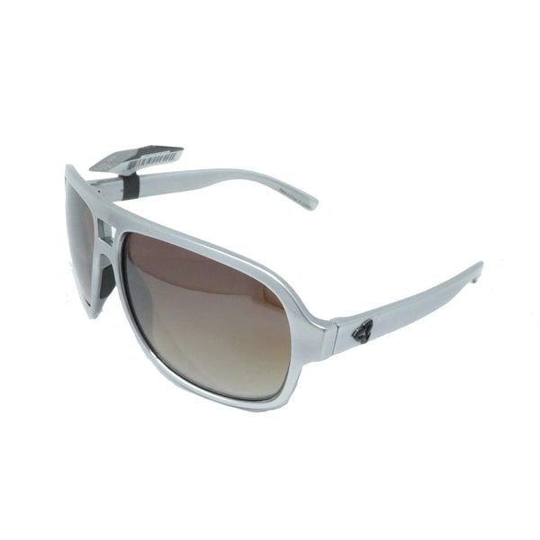 Ryders Eyewear Pint Chrome with Polycarbonate Brown Lens Sunglasses