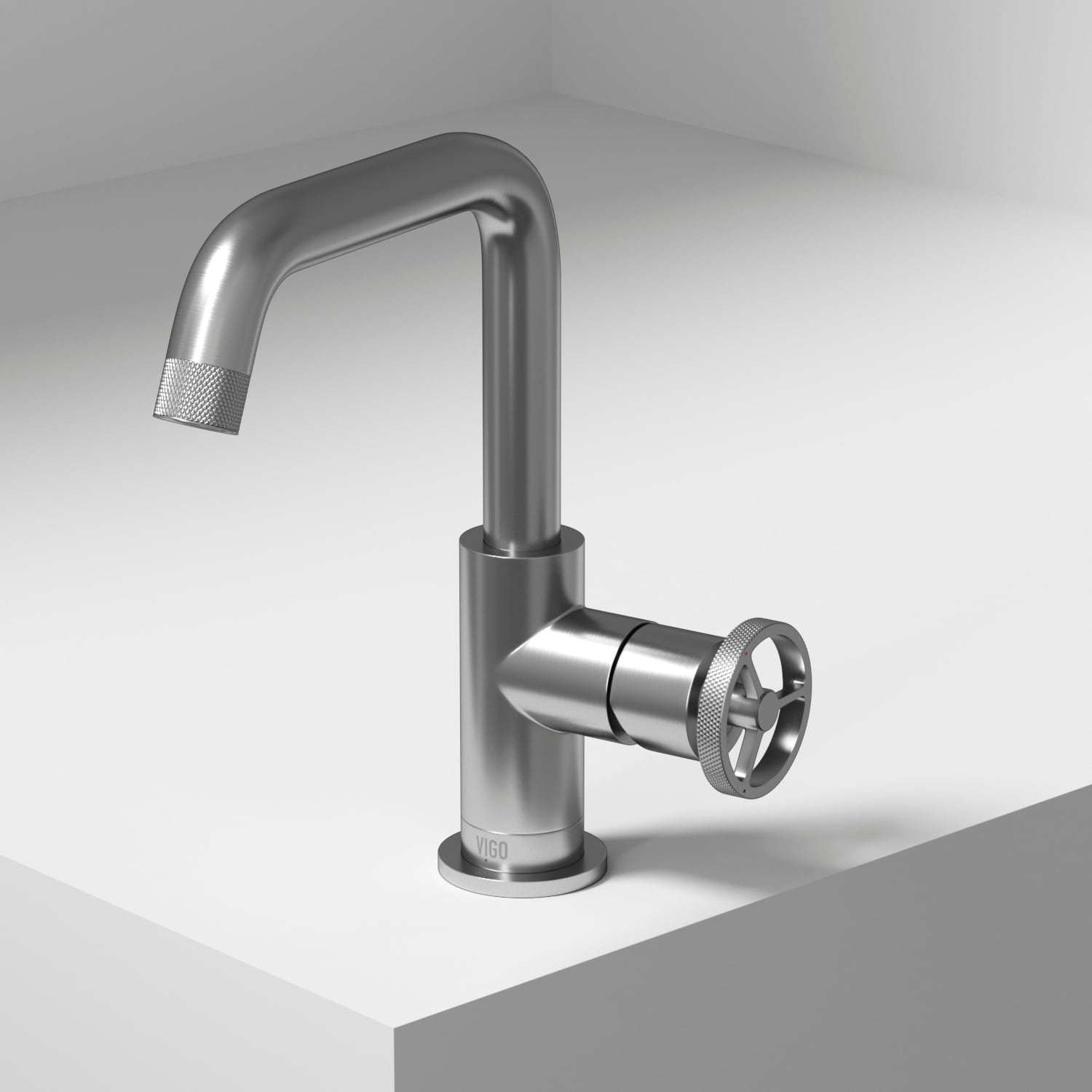 VIGO Cass 9" H Single Handle Single Hole Bathroom Faucet